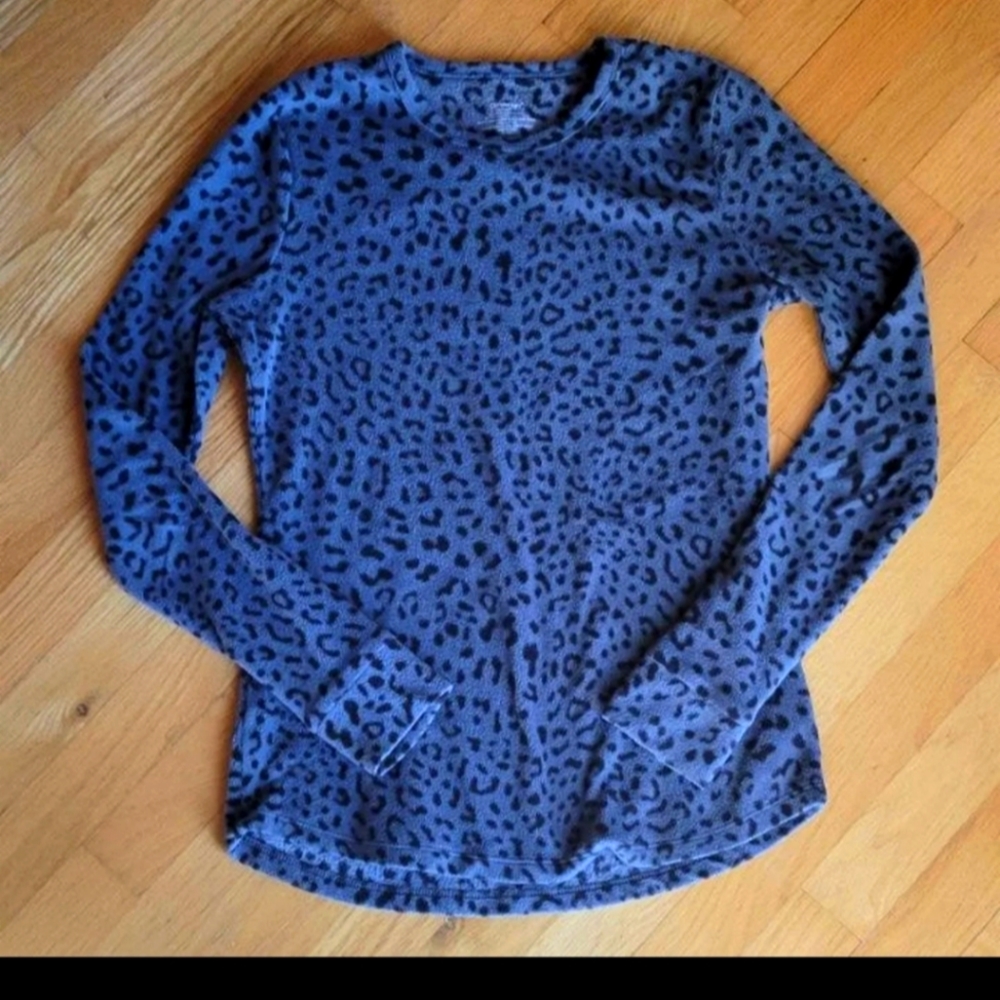 Cuddl Duds Climate Right Leopard Top